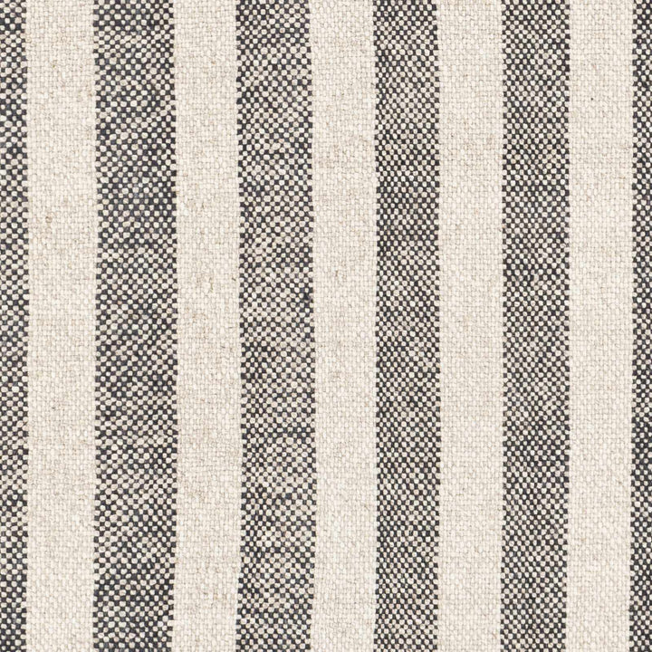 Contrecoeur Ivory And Black Modern Stripes Design Hand Woven Area Rug