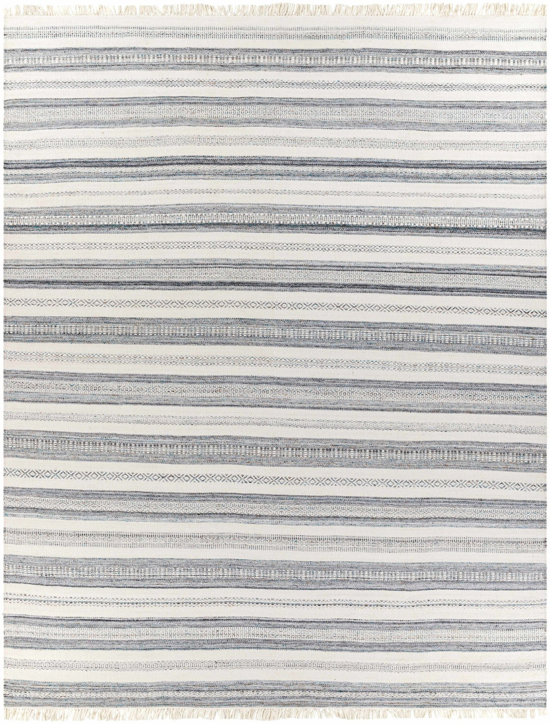 Coolbellup Modern Style Blue And Ivory Hand Woven Area Rug - The Rug Decor