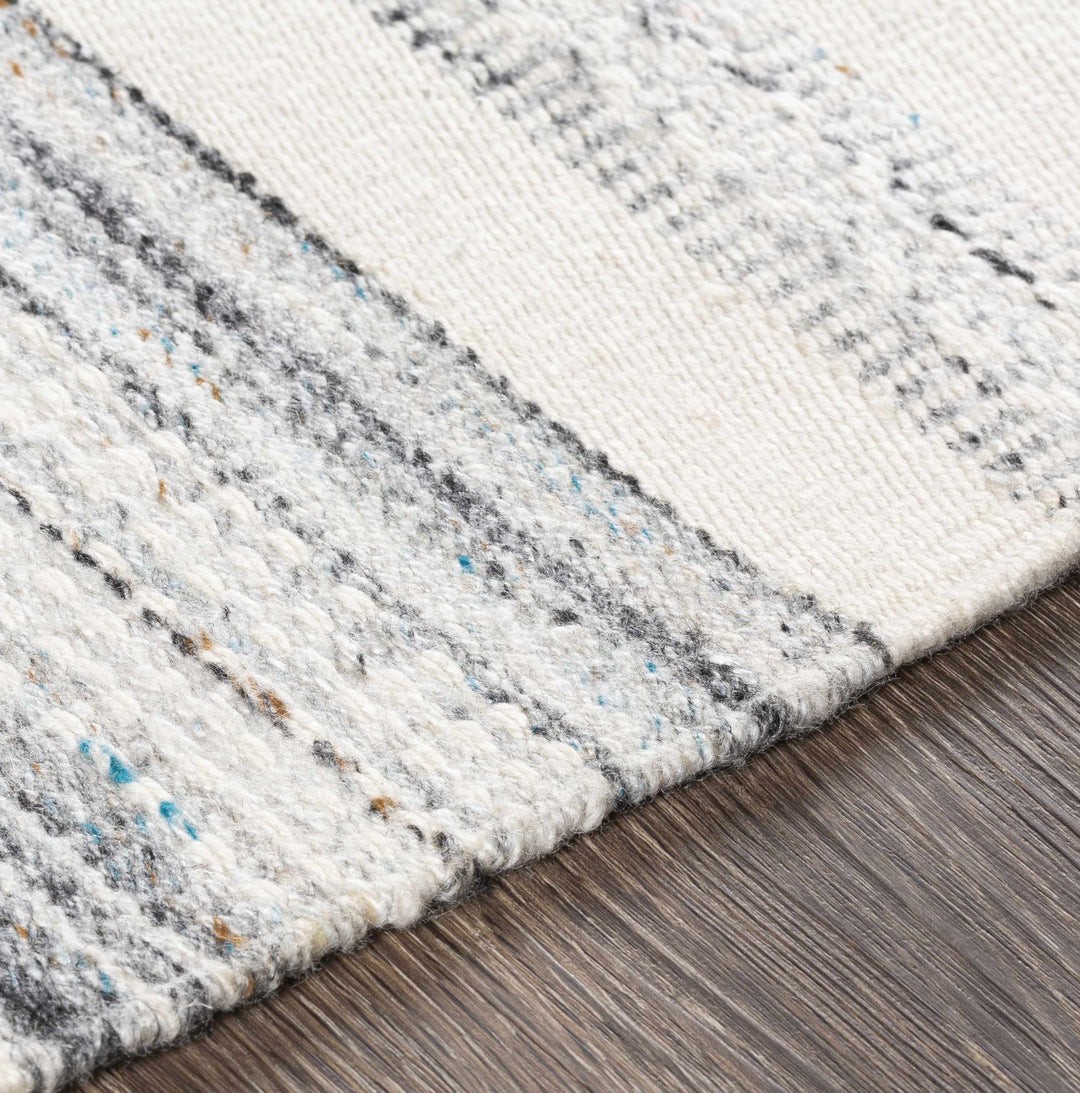 Coolbellup Modern Style Blue And Ivory Hand Woven Area Rug - The Rug Decor