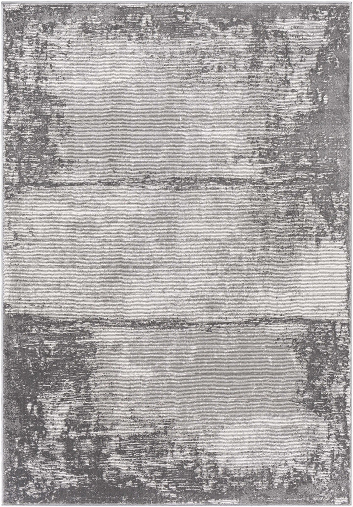 Coombs Gray And Charcoal Modern Abstract Design Area Rug - The Rug Decor