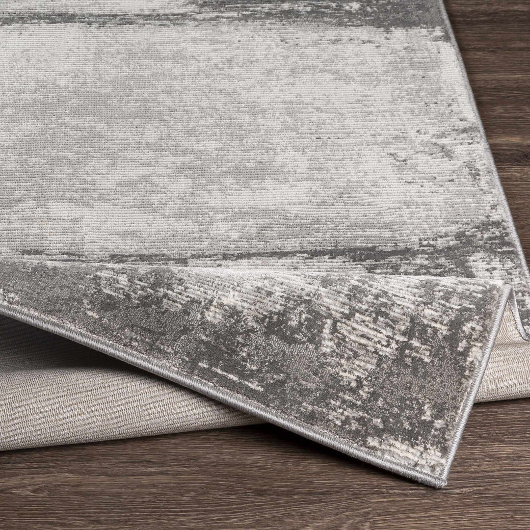 Coombs Gray And Charcoal Modern Abstract Design Area Rug - The Rug Decor