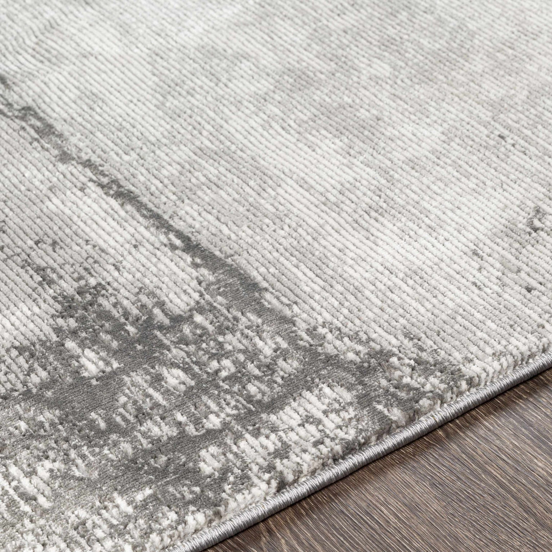 Coombs Gray And Charcoal Modern Abstract Design Area Rug - The Rug Decor