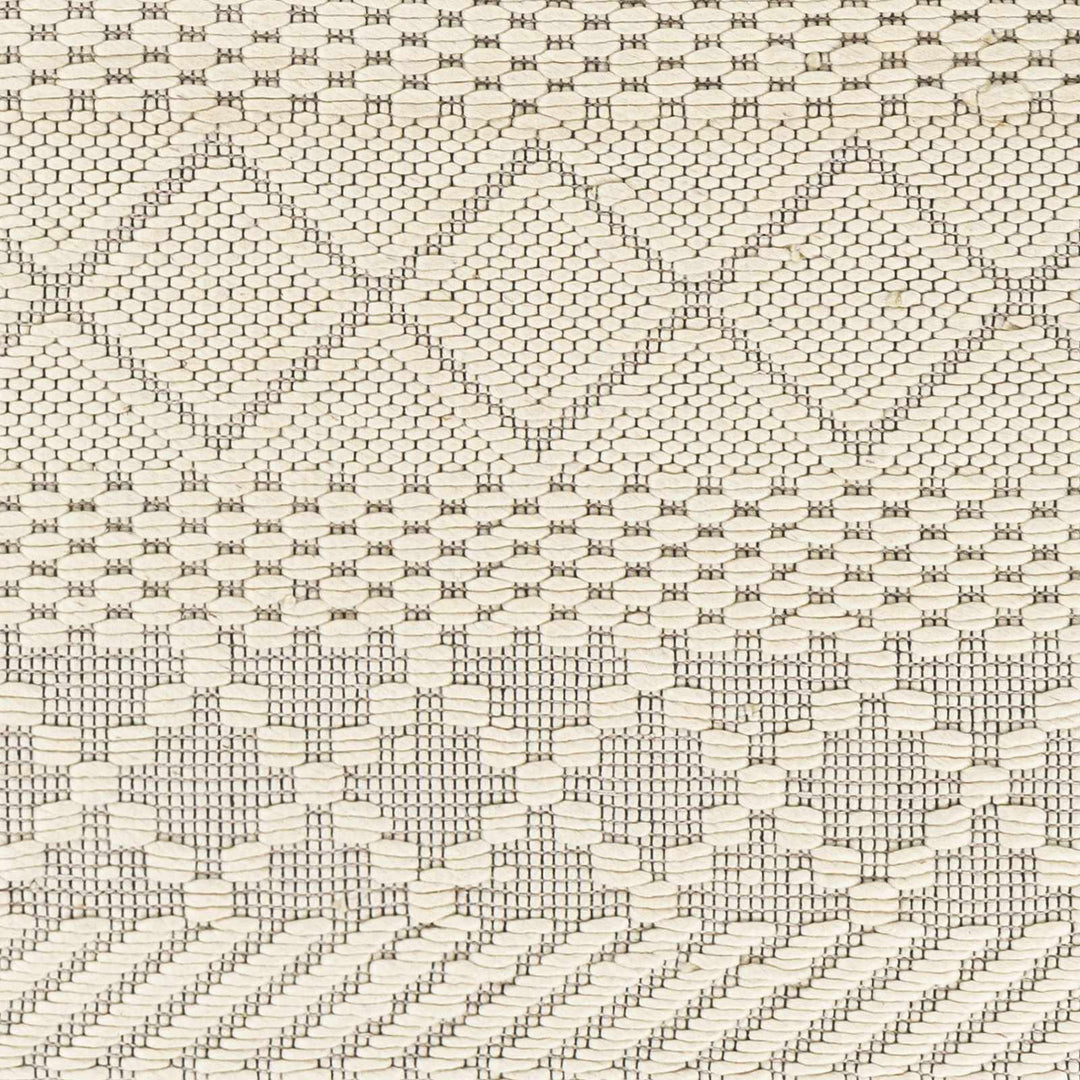 Coquitlam Ivory Modern Geometrical Design Hand Woven Area Rug
