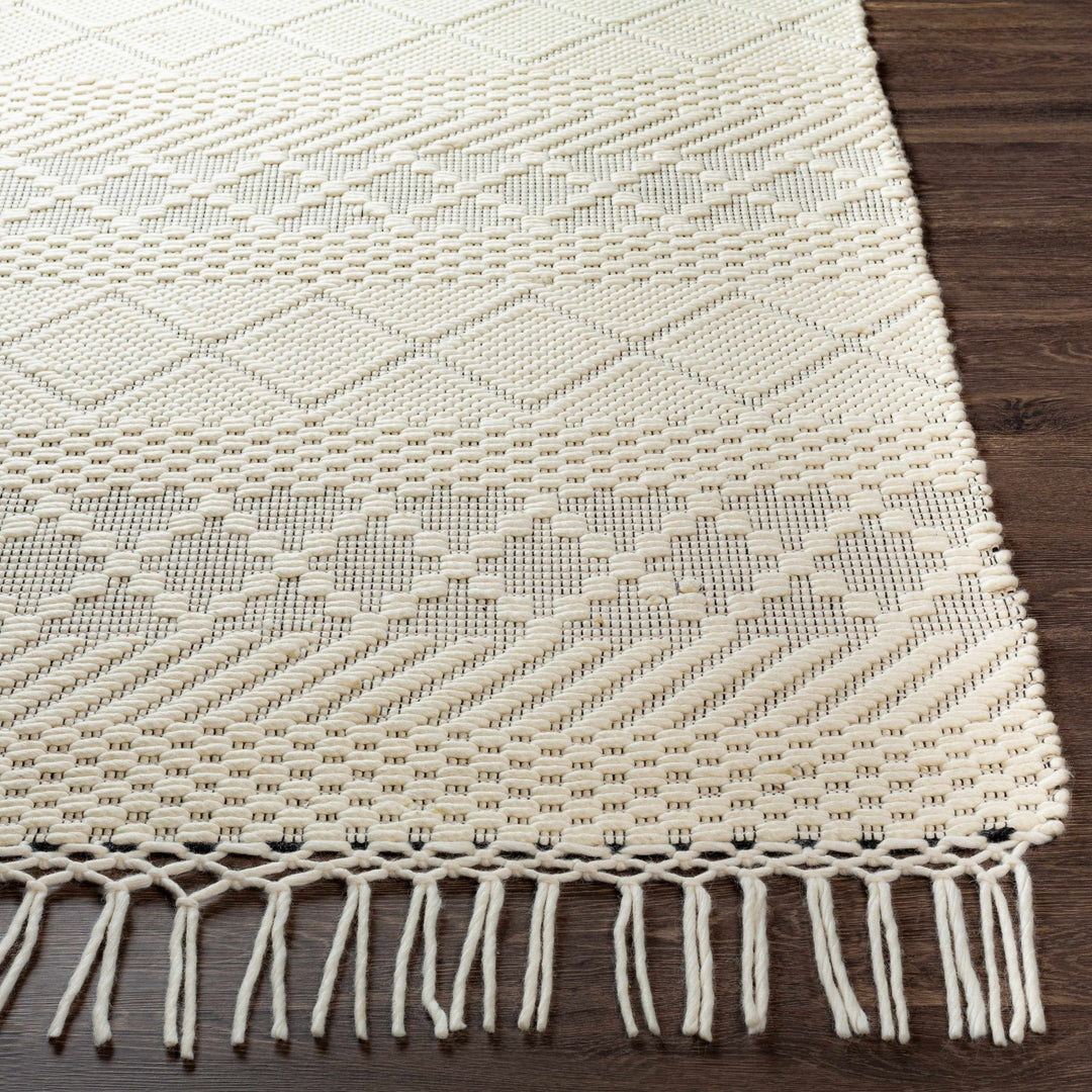 Coquitlam Ivory Modern Geometrical Design Hand Woven Area Rug - The Rug Decor