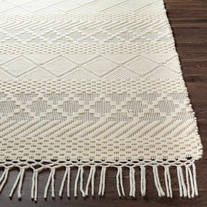 Coquitlam Ivory Modern Geometrical Design Hand Woven Area Rug - The Rug Decor