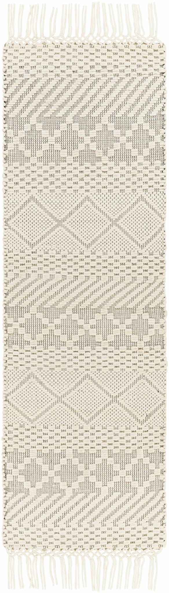 Coquitlam Ivory Modern Geometrical Design Hand Woven Area Rug - The Rug Decor