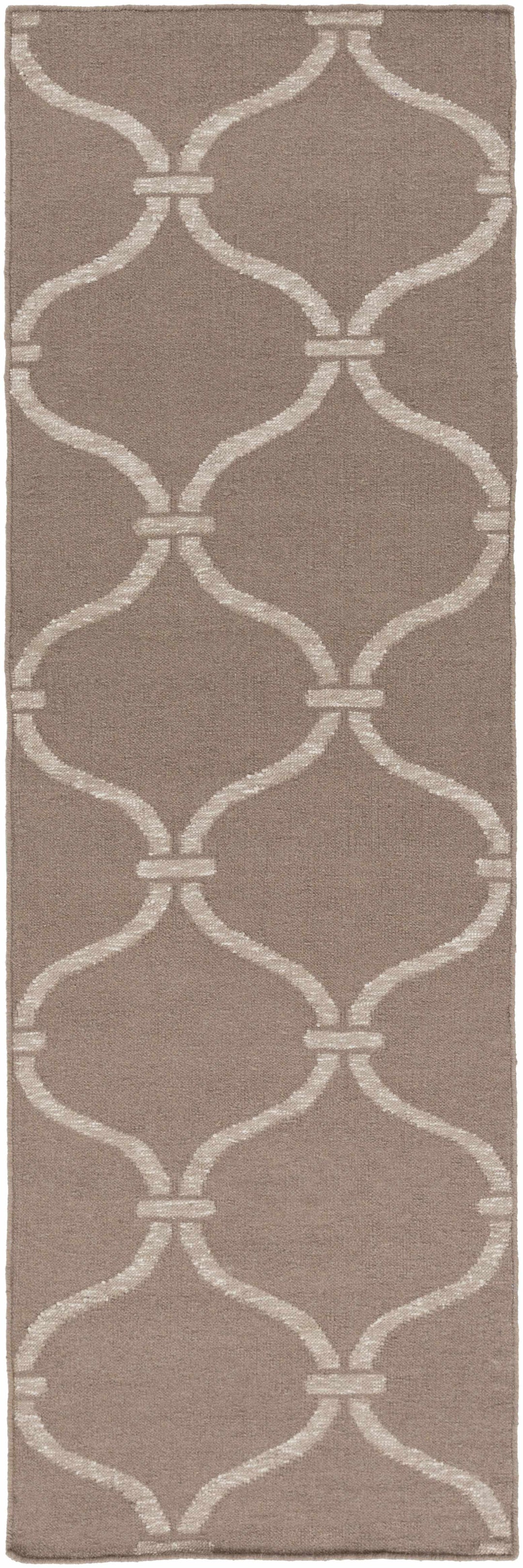 Coraopolis Modern Style Taupe And Beige Hand Woven Area Rug