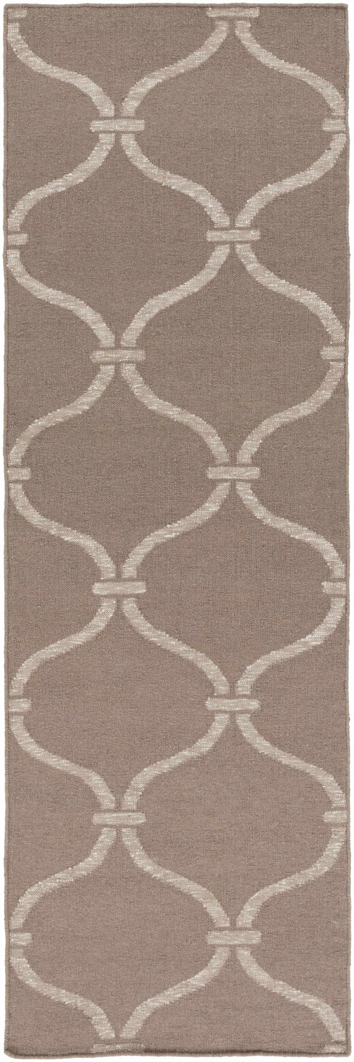 Coraopolis Modern Style Taupe And Beige Hand Woven Area Rug