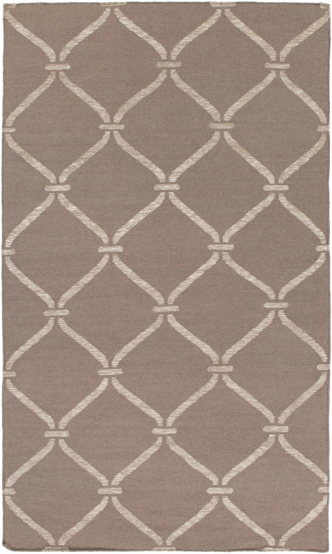 Coraopolis Modern Style Taupe And Beige Hand Woven Area Rug - The Rug Decor