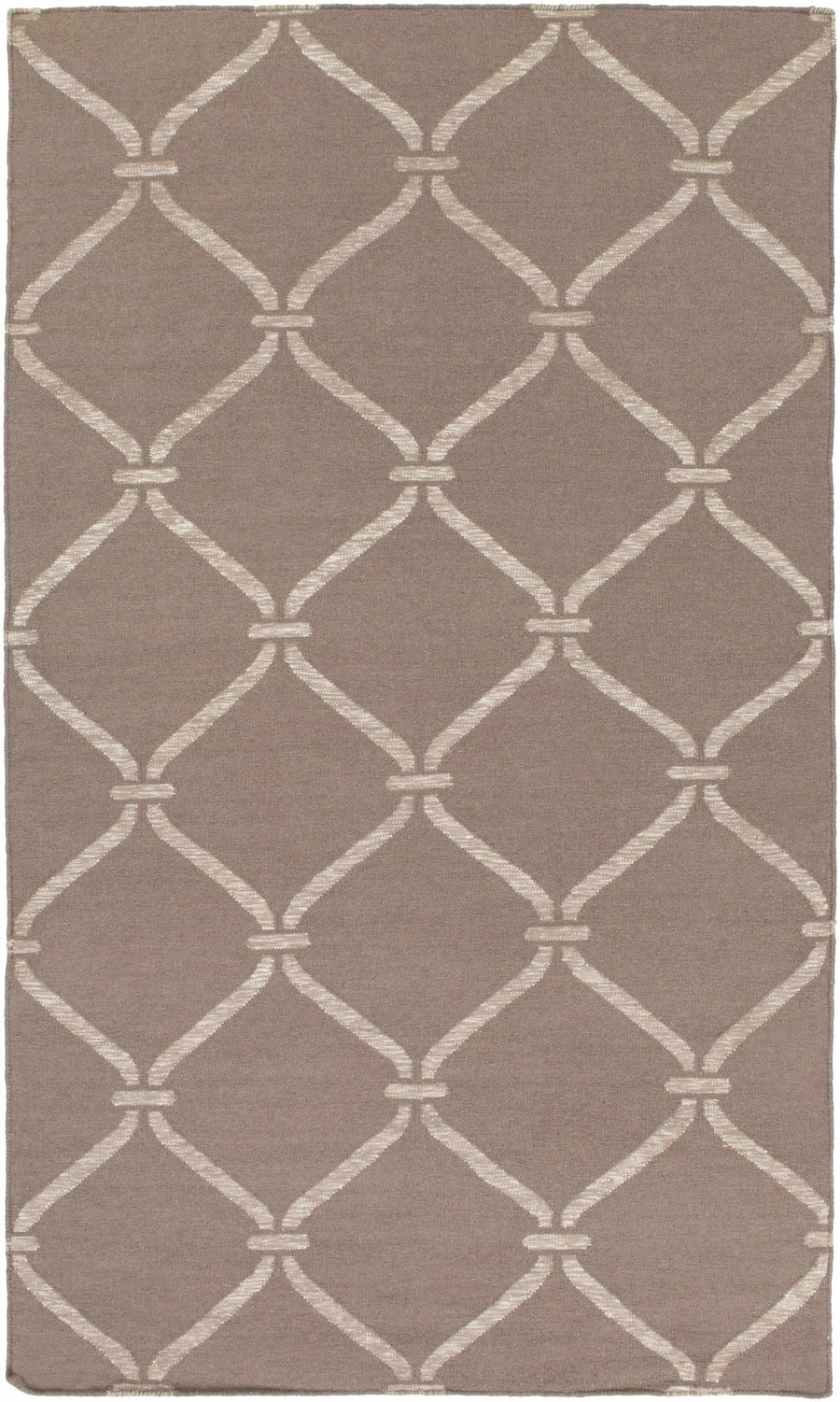 Coraopolis Modern Style Taupe And Beige Hand Woven Area Rug - The Rug Decor