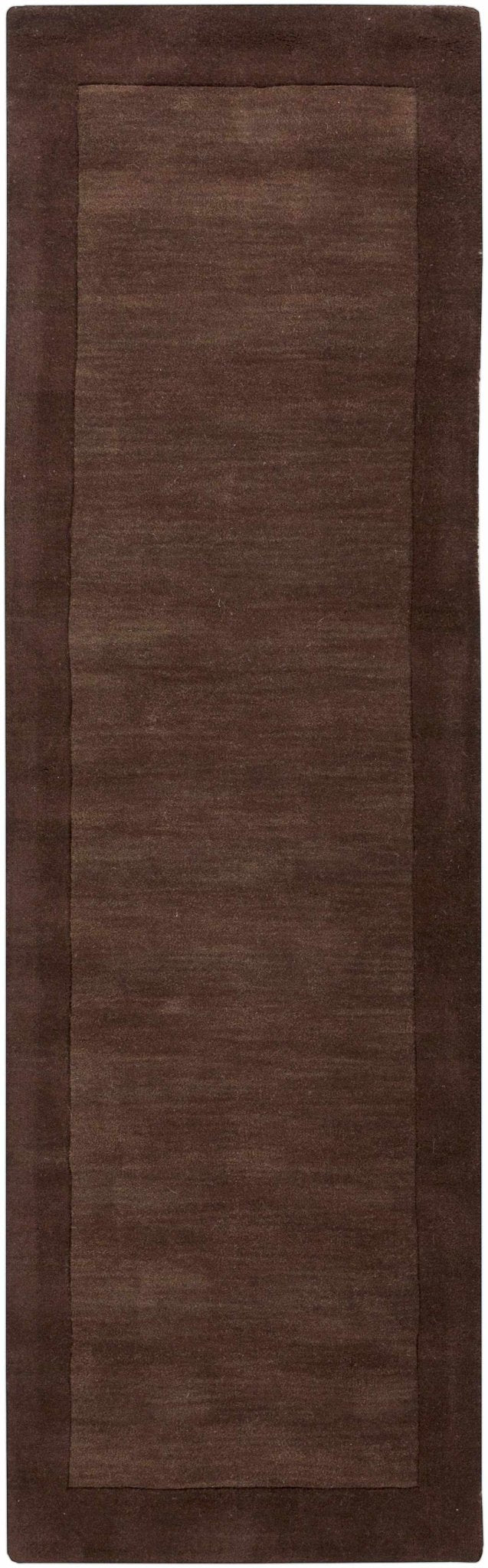 Cord Modern Style Brown Hand Loom Wool Area Rug - The Rug Decor