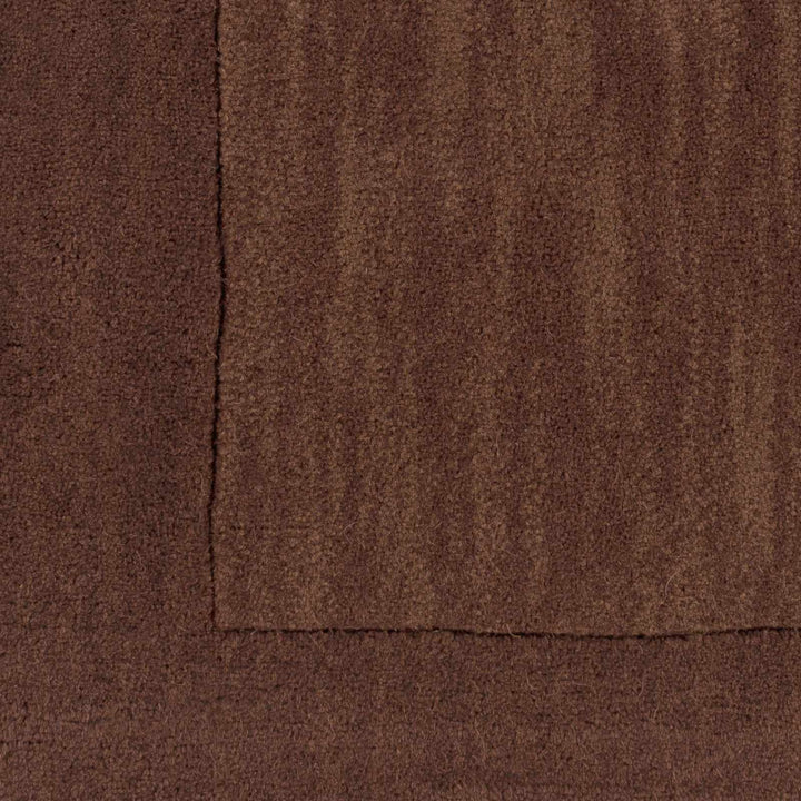 Cord Modern Style Brown Hand Loom Wool Area Rug - The Rug Decor