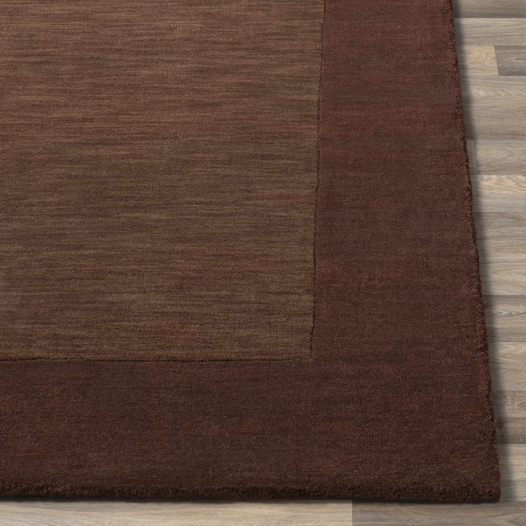 Cord Modern Style Brown Hand Loom Wool Area Rug - The Rug Decor