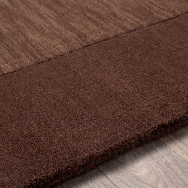 Cord Modern Style Brown Hand Loom Wool Area Rug - The Rug Decor