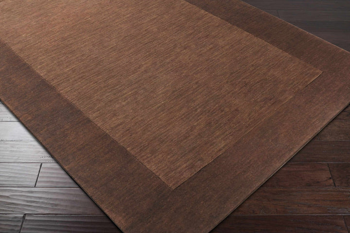 Cord Modern Style Brown Hand Loom Wool Area Rug - The Rug Decor