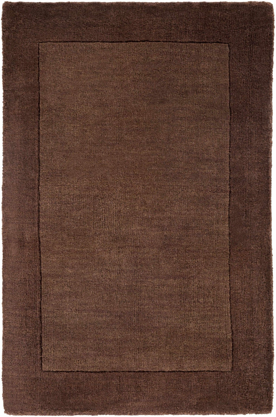 Cord Modern Style Brown Hand Loom Wool Area Rug - The Rug Decor