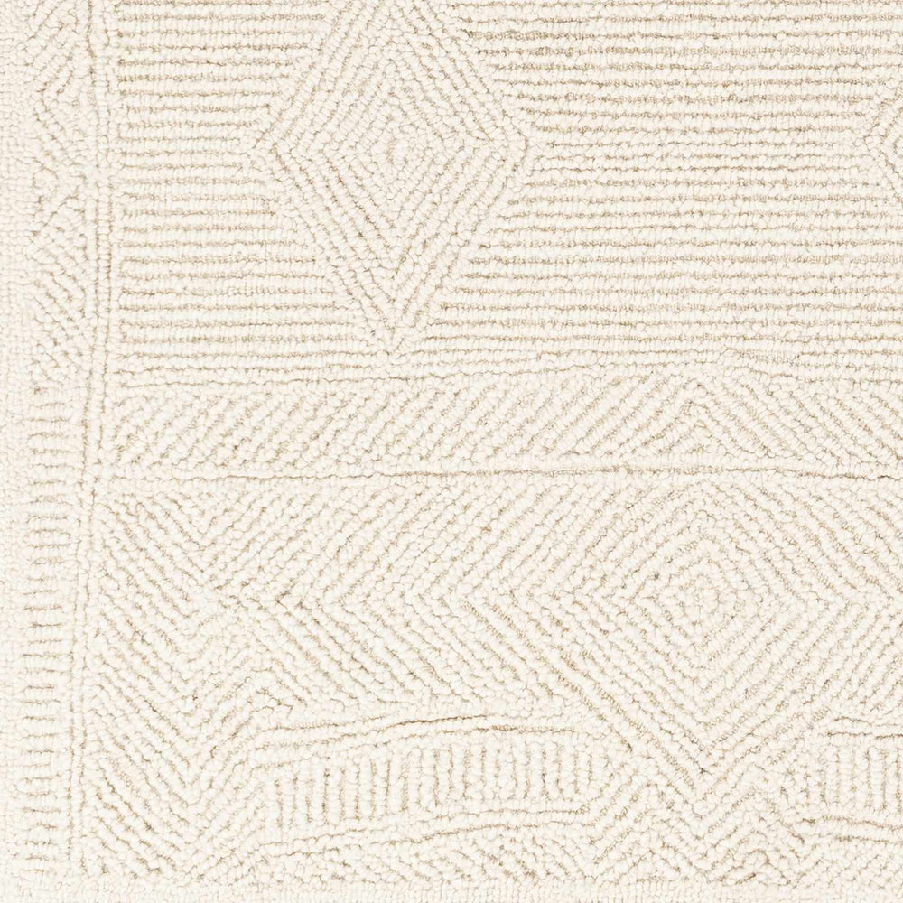 Cork Contemporary Cream Wool Area Rug - The Rug Decor