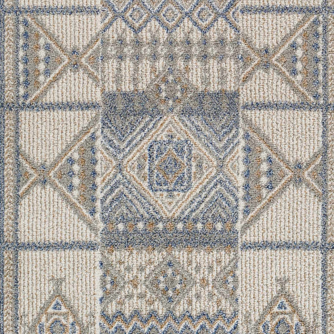 Coryn Modern Design Blue And Beige Rug - The Rug Decor