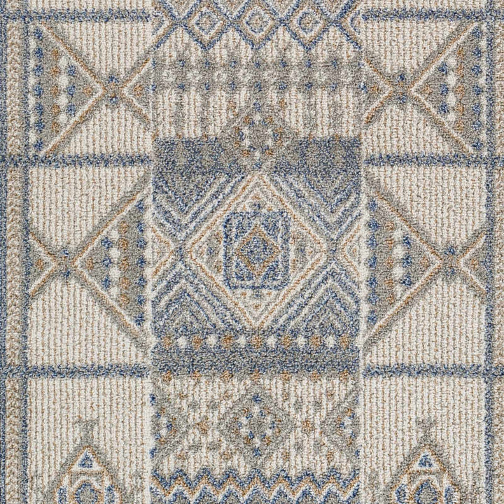 Coryn Modern Design Blue And Beige Rug - The Rug Decor