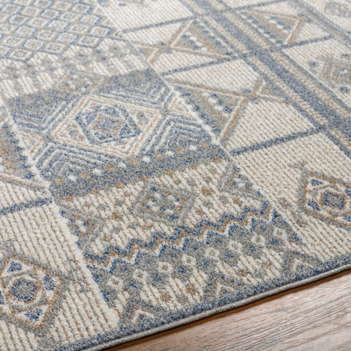 Coryn Modern Design Blue And Beige Rug - The Rug Decor