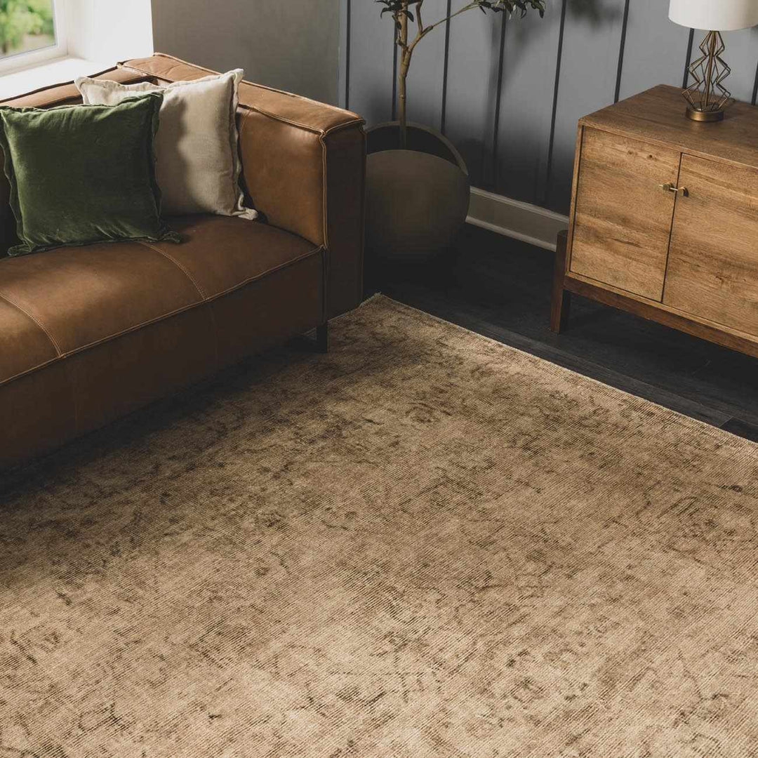 Cosmas Brown Traditional Style Area Rug - The Rug Decor