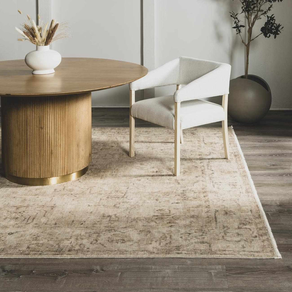 Cosmas Brown Traditional Style Area Rug - The Rug Decor