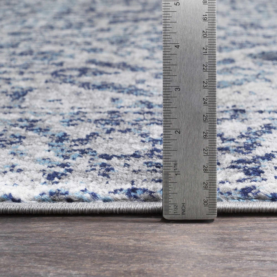 Costigan Traditional Style Blue And Gray Area Rug - The Rug Decor