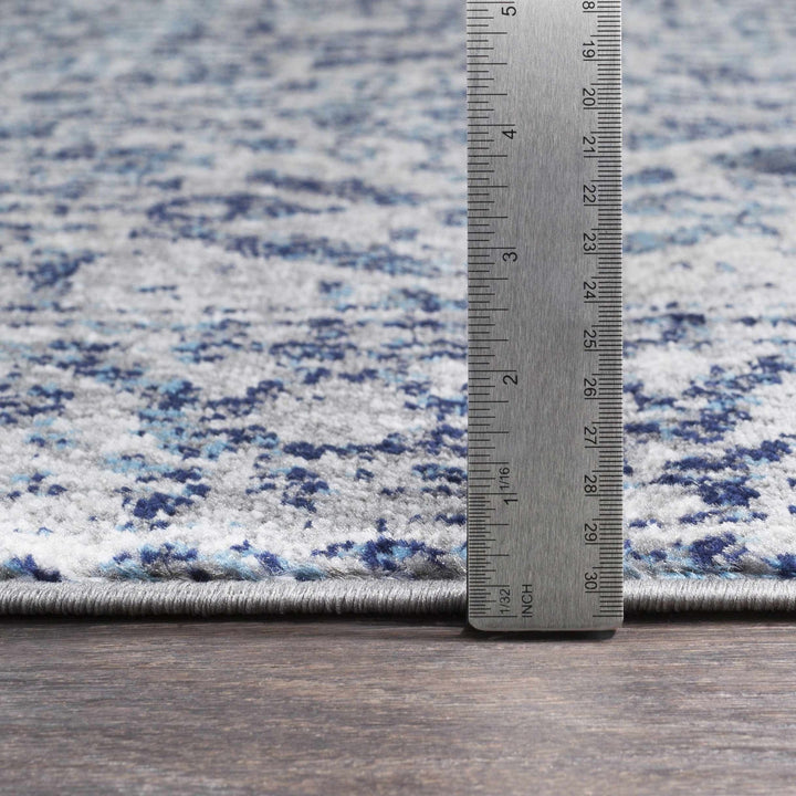 Costigan Traditional Style Blue And Gray Area Rug - The Rug Decor