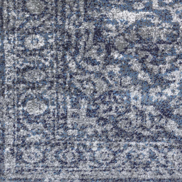 Costigan Traditional Style Blue And Gray Area Rug - The Rug Decor