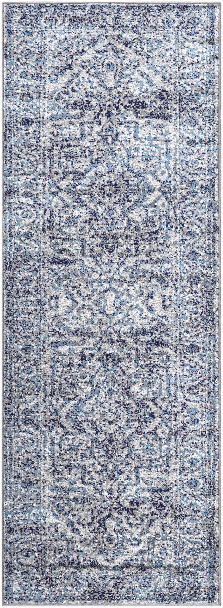 Costigan Traditional Style Blue And Gray Area Rug - The Rug Decor