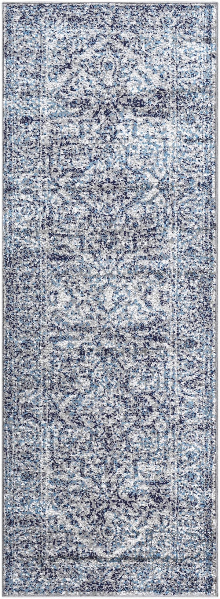 Costigan Traditional Style Blue And Gray Area Rug - The Rug Decor