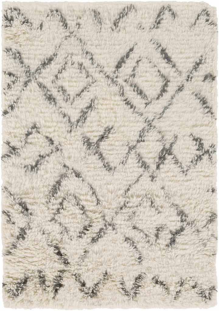 Cotgrave Hand Woven Modern Style Ivory And Charcoal Area Rug - The Rug Decor