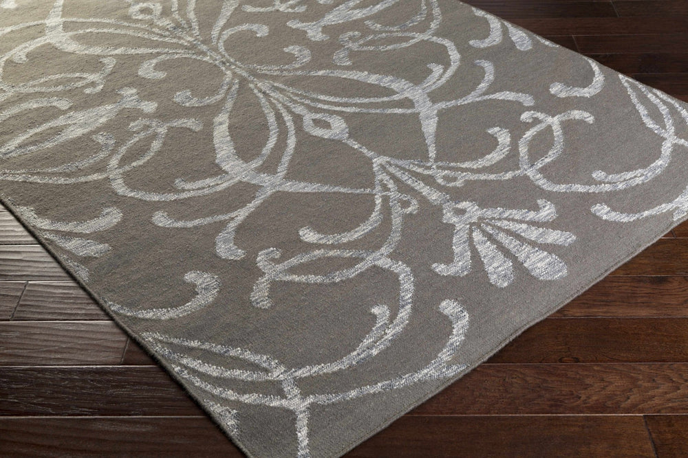 Cottekill Gray Modern Style Hand Woven Wool Area Rug - The Rug Decor