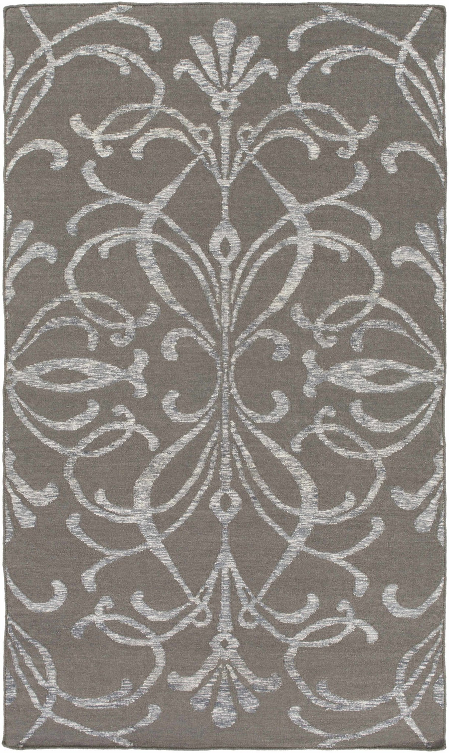 Cottekill Gray Modern Style Hand Woven Wool Area Rug - The Rug Decor