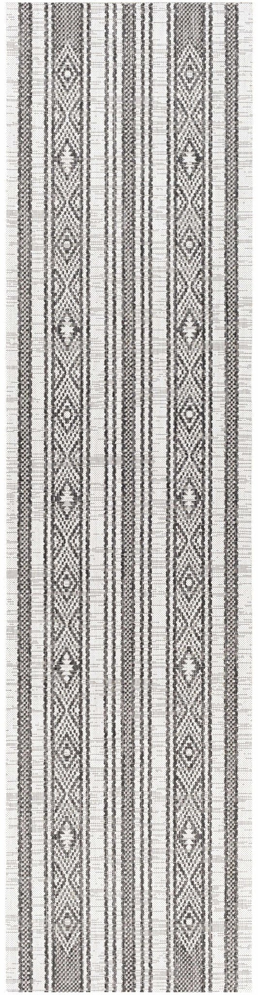 Cowen Modern Style Ivory And Charcoal Outdoor Area Rug - The Rug Decor