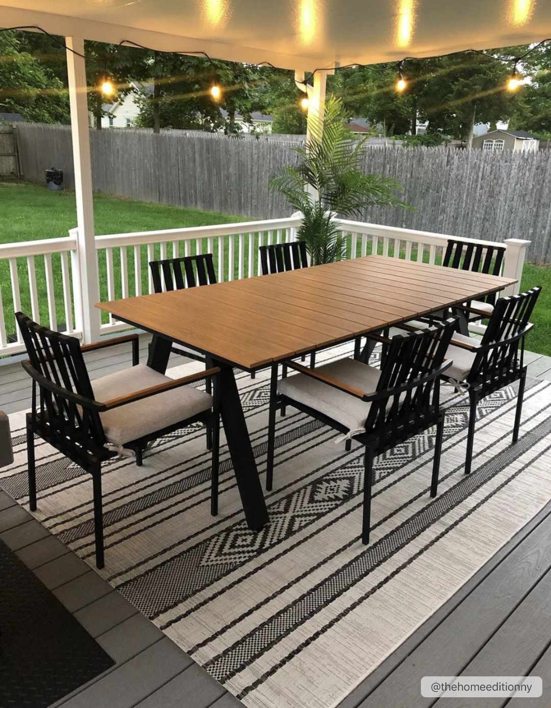 Cowen Modern Style Ivory And Charcoal Outdoor Area Rug - The Rug Decor