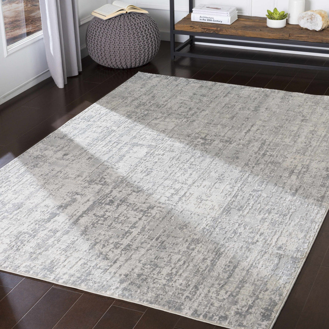 Cozahome Gray Modern Abstract Design Area Rug - The Rug Decor