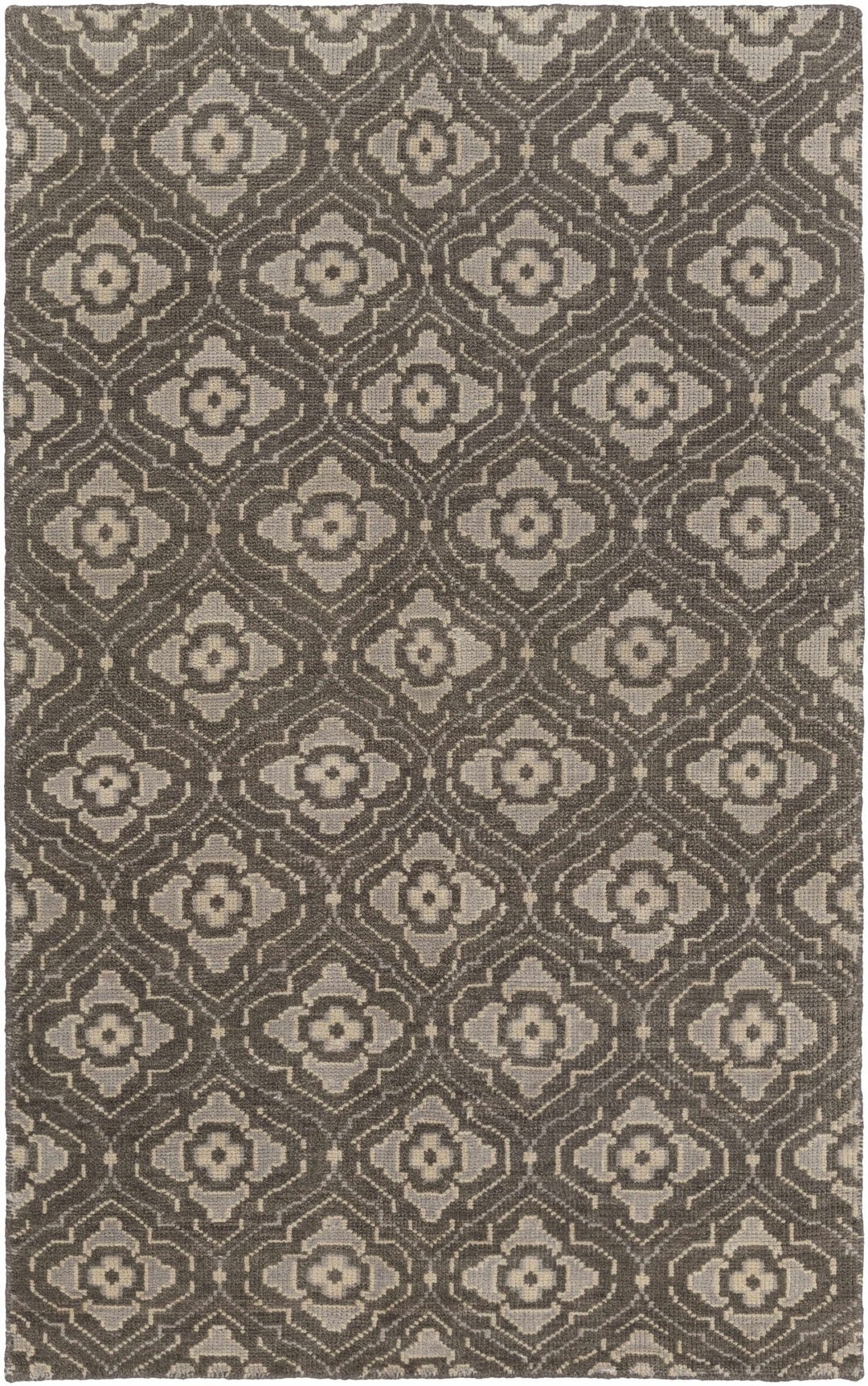 Craley Contemporary Charcoal And Gray Area Rug - The Rug Decor