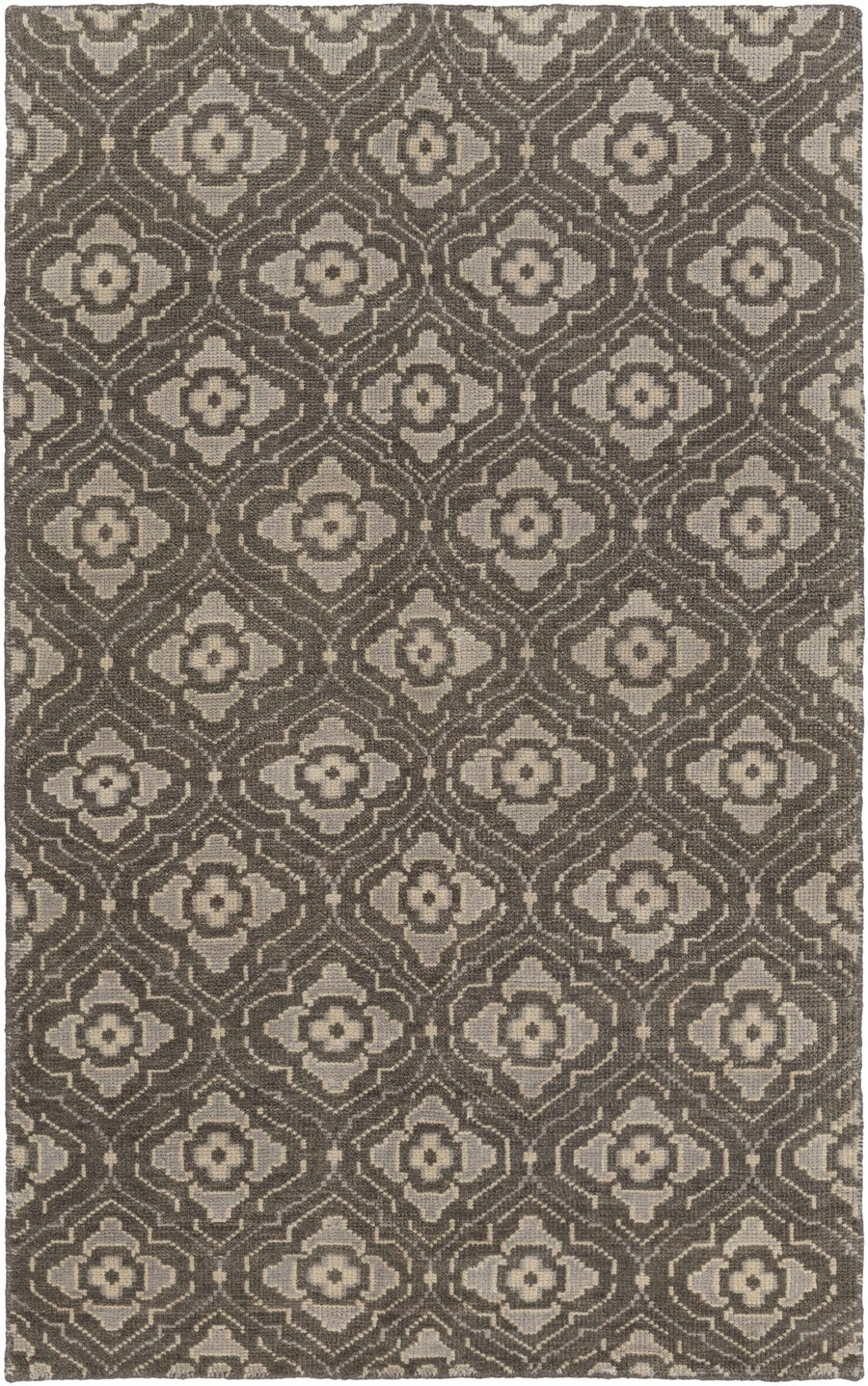 Craley Contemporary Charcoal And Gray Area Rug - The Rug Decor