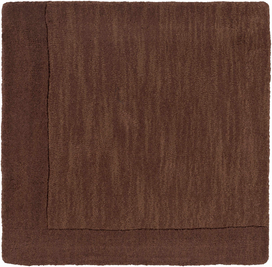 Cord Modern Style Brown Hand Loom Wool Area Rug