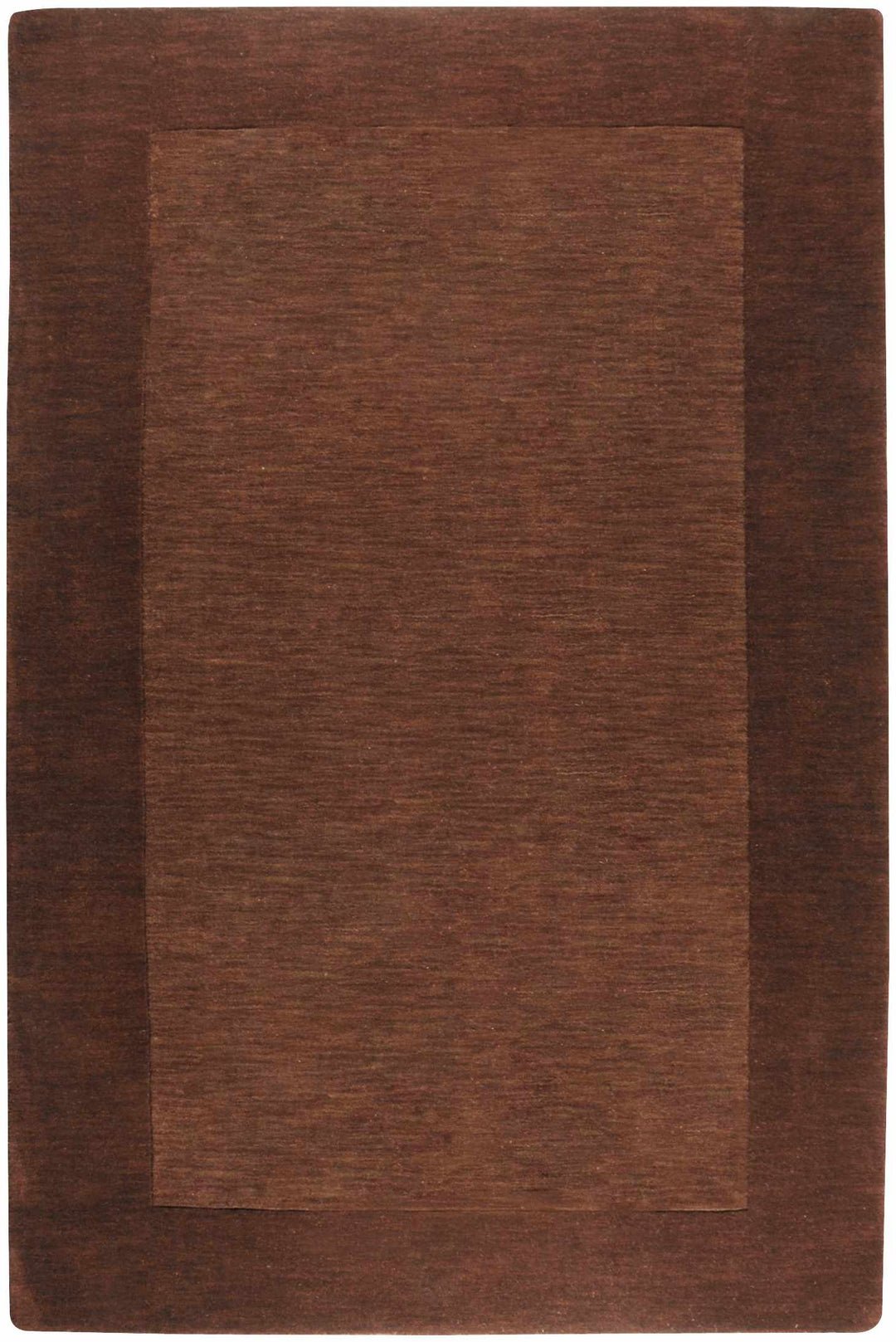 Cord Modern Style Brown Hand Loom Wool Area Rug
