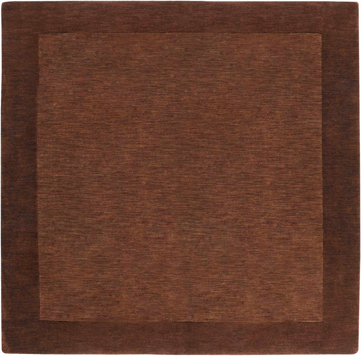 Cord Modern Style Brown Hand Loom Wool Area Rug