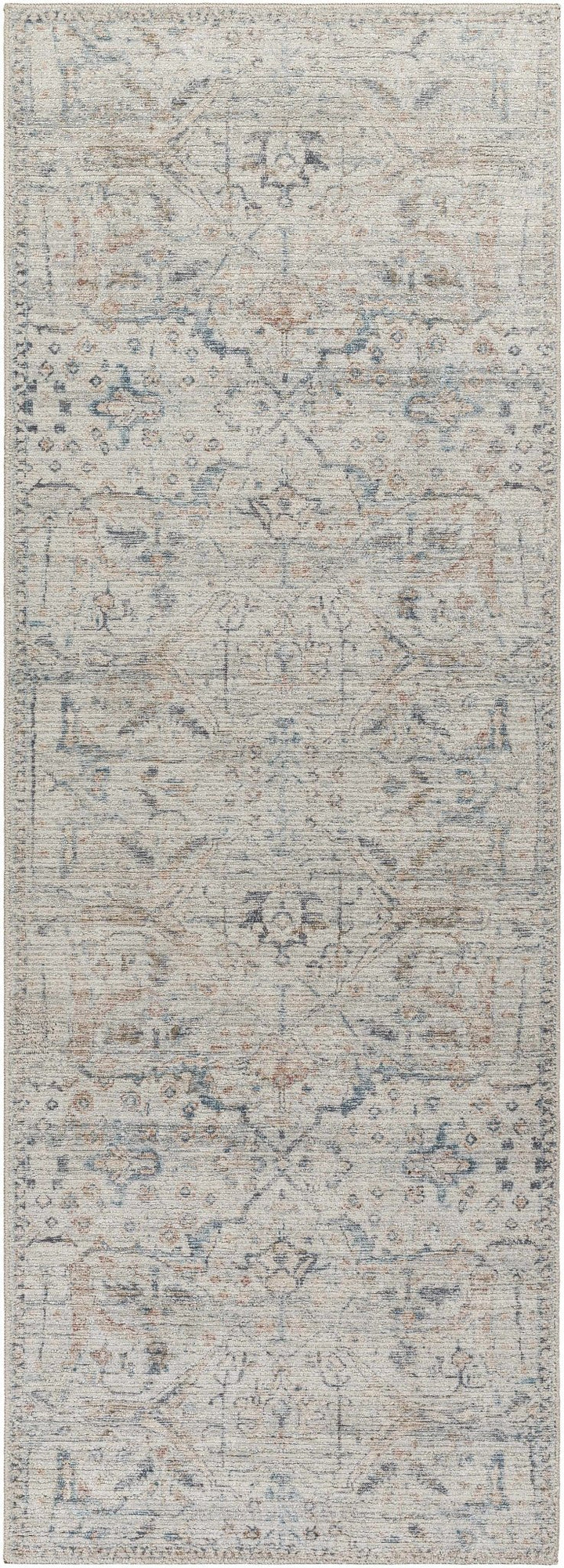 Cream & Blue Traditional Style Area Rug - The Rug Decor
