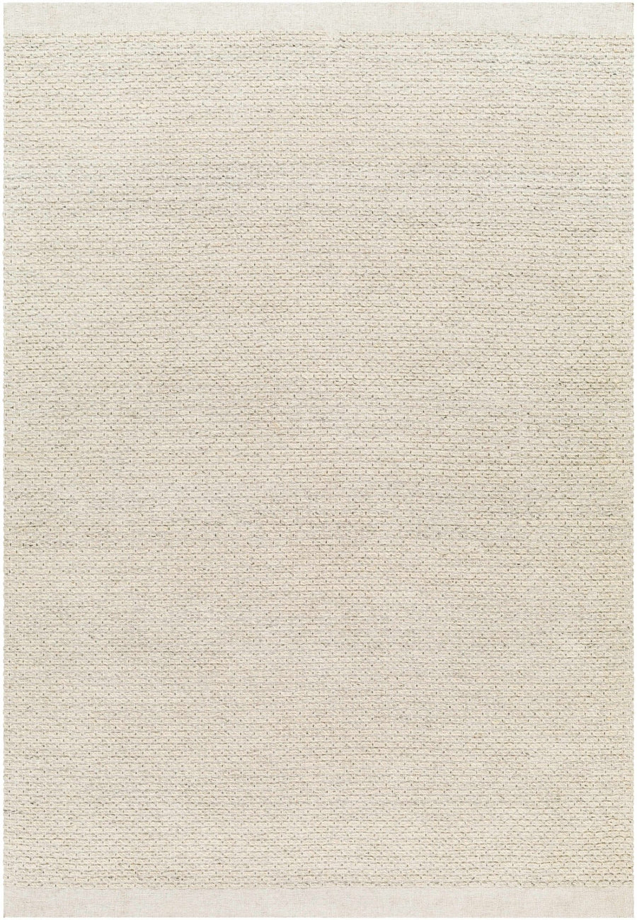 Cream Contemporary Ivory Area Rug - The Rug Decor
