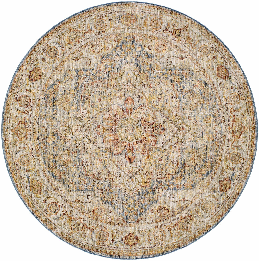 Cress Rust And Beige Traditional Style Area Rug - The Rug Decor