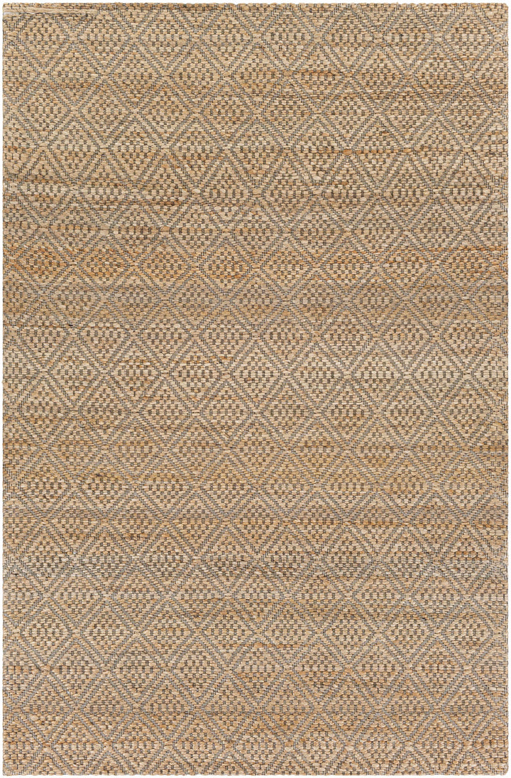Croft Tan Modern Geometrical Hand Woven Area Rug