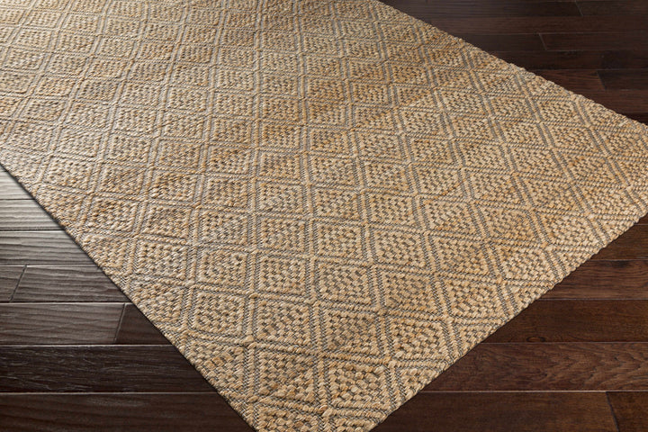 Croft Tan Modern Geometrical Hand Woven Area Rug