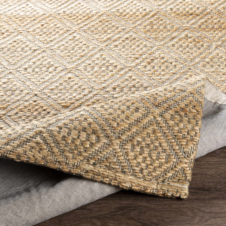Croft Tan Modern Geometrical Hand Woven Area Rug