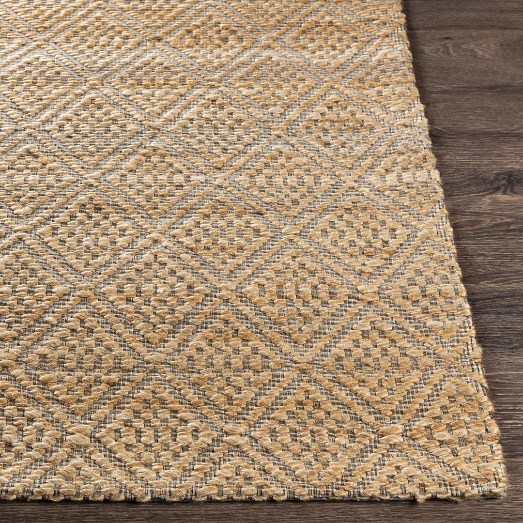 Croft Tan Modern Geometrical Hand Woven Area Rug