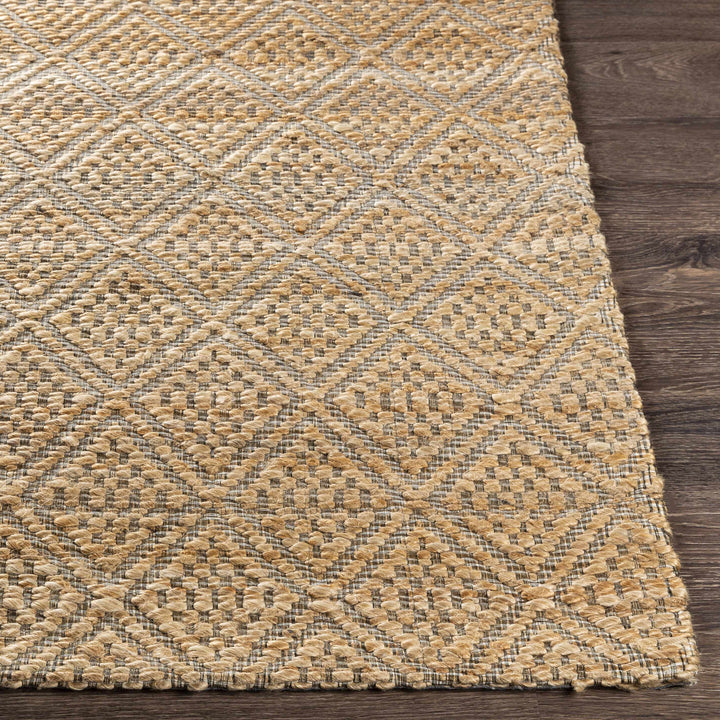 Croft Tan Modern Geometrical Hand Woven Area Rug